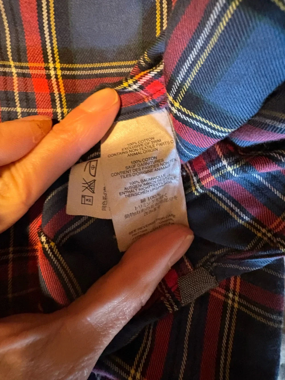 J. Crew Thomas Mason plaid shirt